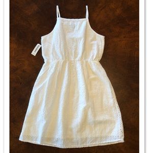 Girls old navy white eyelet dress